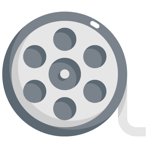 rollo de película icono gratis