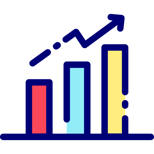 Statistic Good Ware Lineal Color icon