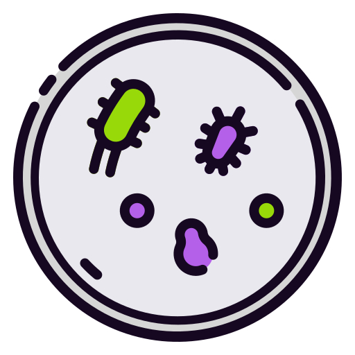 Bacteria free icon Bacteria free icon