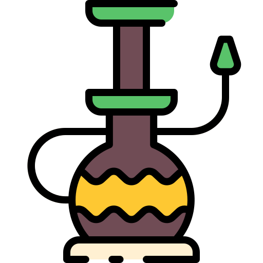 Hookah Good Ware Lineal Color icon