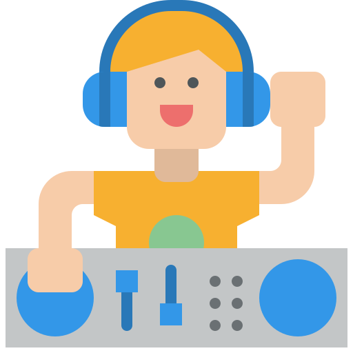 cabine dj Icône gratuit