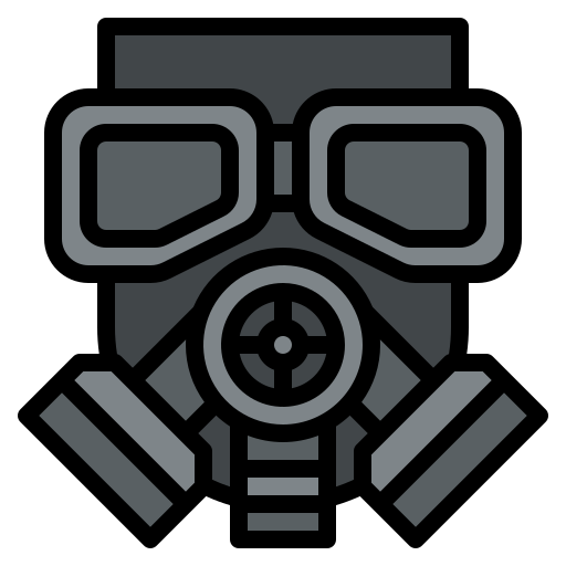 Gas mask - free icon