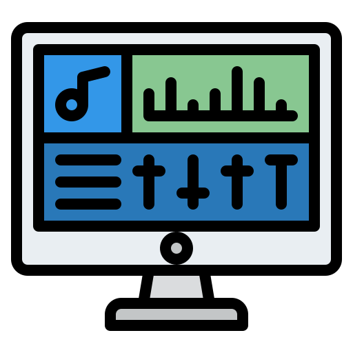 Music editing free icon