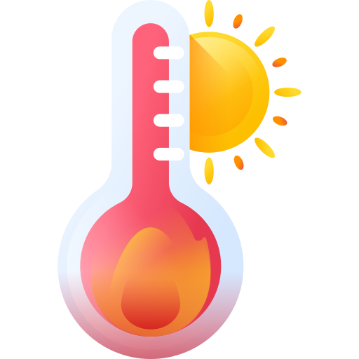 Thermometer SVG. Temperature cut file. Weather illustration.