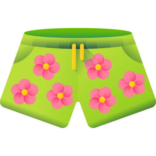 Shorts 3D Color icon