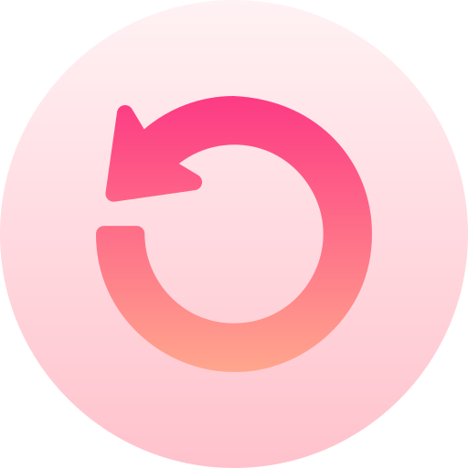 flecha circular icono gratis