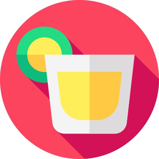 Pisco sour Flat Circular Flat icon