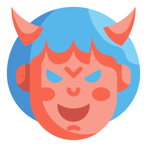 Devil Wanicon Flat icon