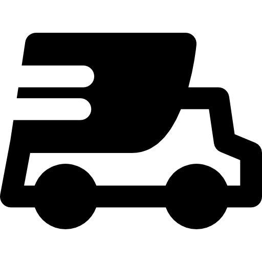 camión de reparto icono gratis