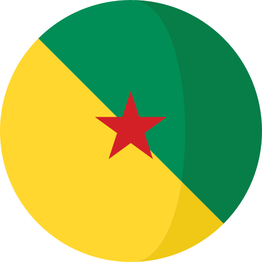 French Guiana Roundicons Circle Flat Icon