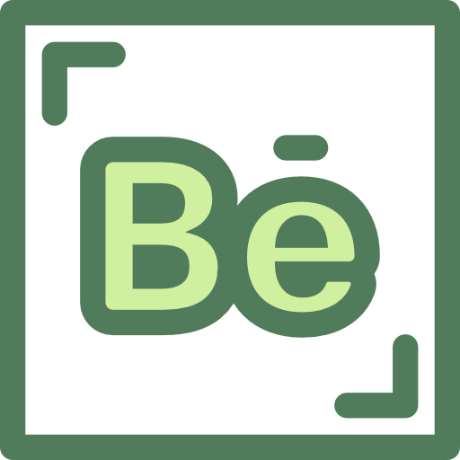 Behance Monochrome Green icon