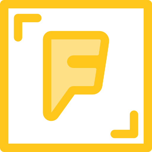 Foursquare black logo - Social media & Logos Icons