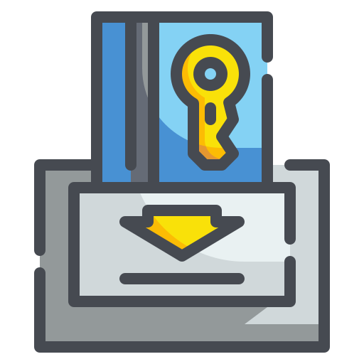 tarjeta llave icono gratis