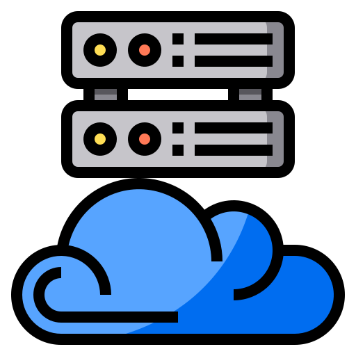 almacenamiento en la nube icono gratis
