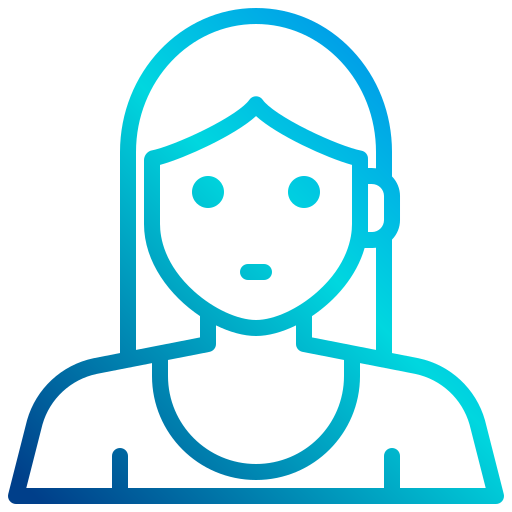 Woman xnimrodx Lineal Gradient icon