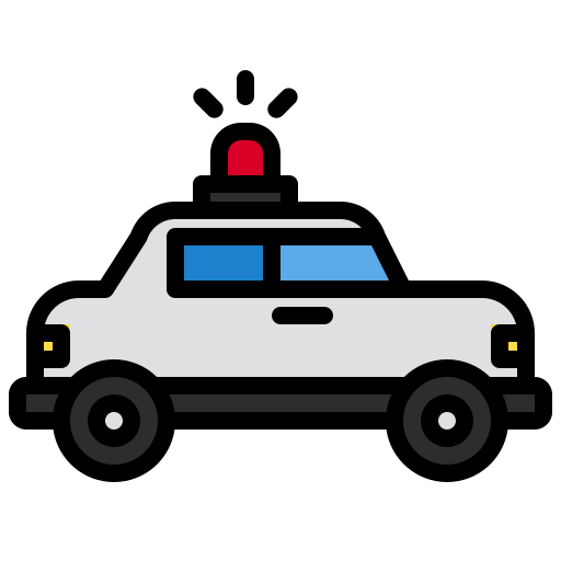 Carro de polícia - ícones de segurança grátis