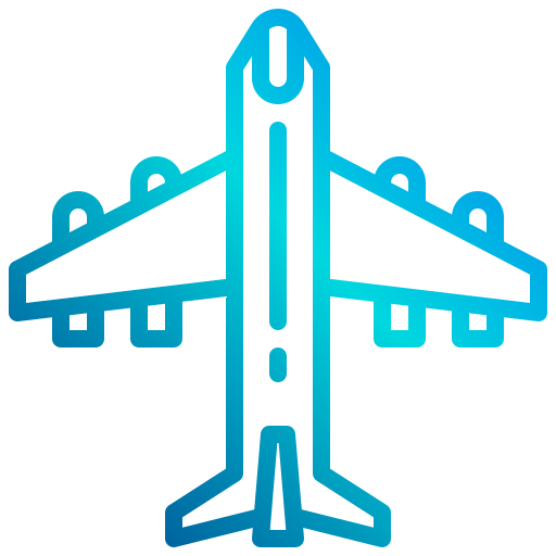 Plane xnimrodx Lineal Gradient icon