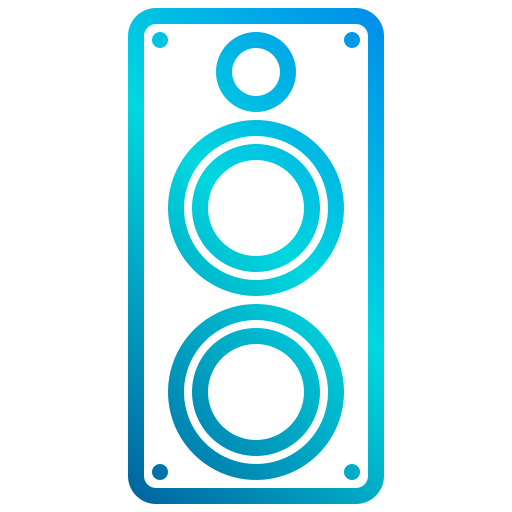 Speaker xnimrodx Lineal Gradient icon