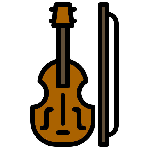 violín icono gratis