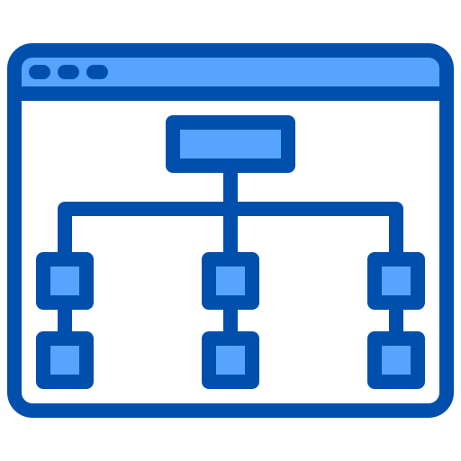 diagrama de flujo icono gratis