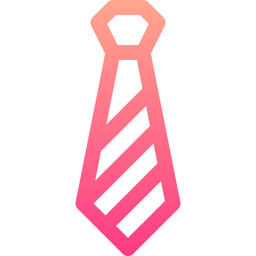 Tie Basic Gradient Lineal color icon