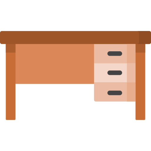 Desk - free icon