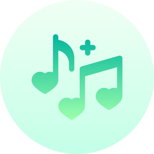 notas musicales icono gratis