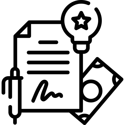 Contract free icon