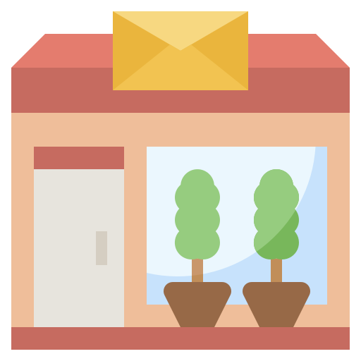 oficina postal icono gratis