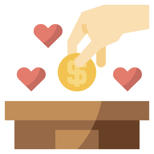 donación icono gratis