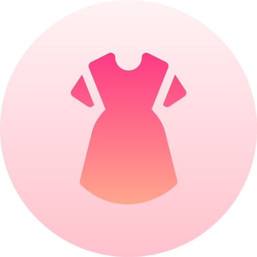 Dress Basic Gradient Circular icon