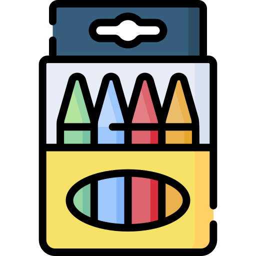 Crayon Kawaii Flat icon