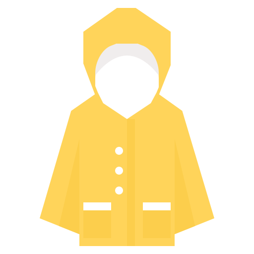 impermeable icono gratis