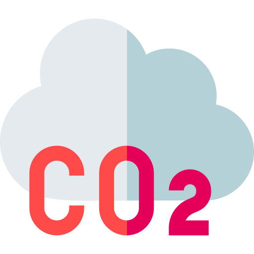 nube de co2 icono gratis