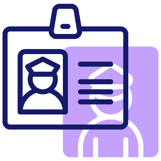 Идентификационная карта бесплатно иконка Идентификационная карта бесплатно иконка