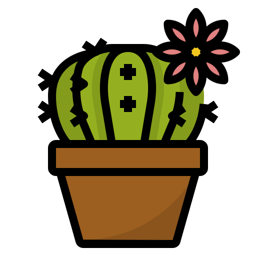 Rounded Cactus PNG, Vector, PSD, and Clipart With Transparent