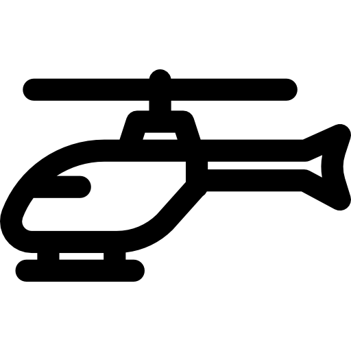 helicóptero icono gratis