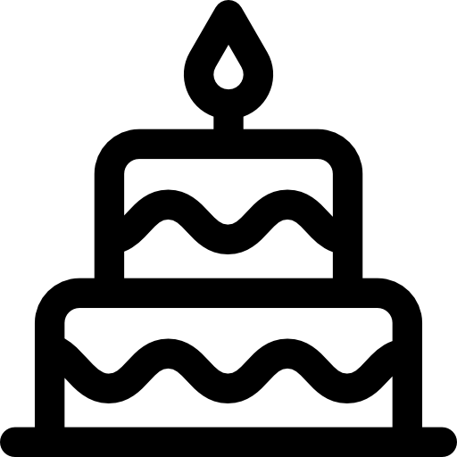 bolo de aniversário  grátis ícone