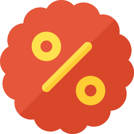 Discount Basic Rounded Flat icon