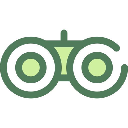 Binoculars Monochrome Green icon