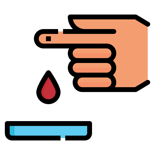 teste de sangue grátis ícone teste de sangue grátis ícone