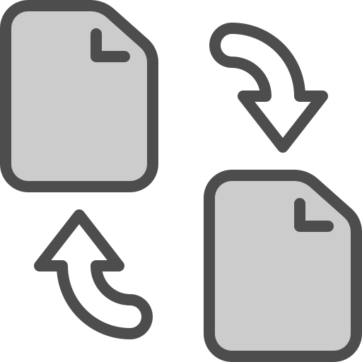 Data transfer - Free files and folders icons