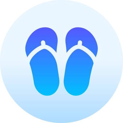 chancletas icono gratis