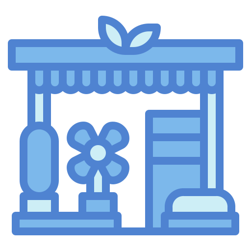 tienda de flores icono gratis