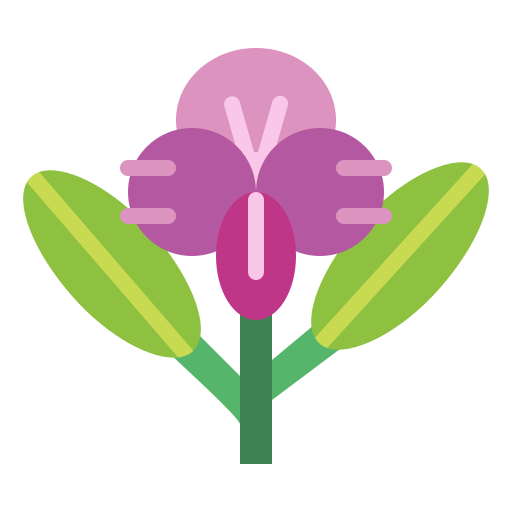 orquídea icono gratis