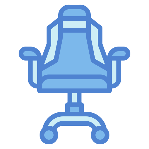 Gaming chair Generic Blue icon