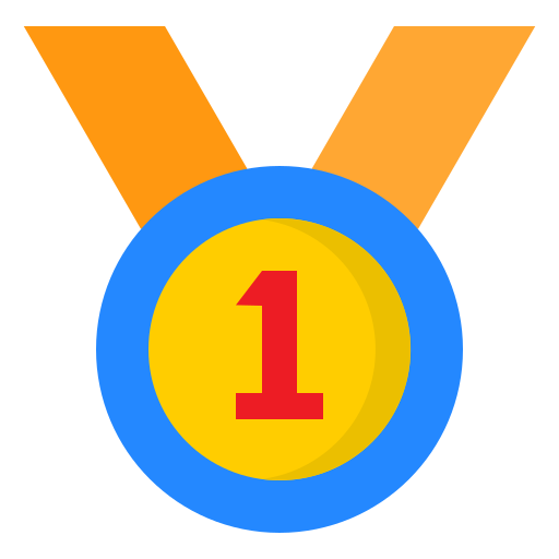 Medal srip Flat icon