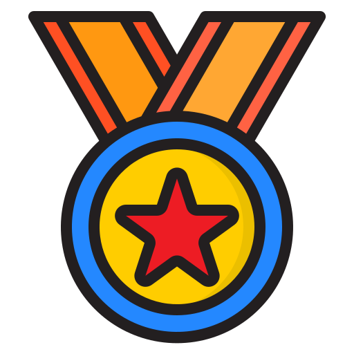 Medal - free icon