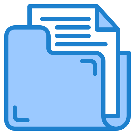 Folder srip Blue icon