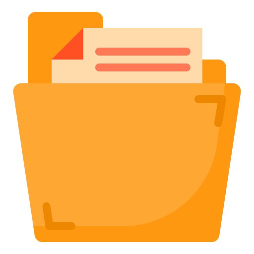 Folder srip Flat icon